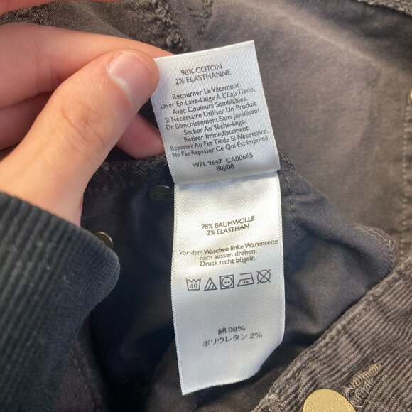 Eddie Bauer Women's Curvy Fit Brown Corduroy Pants Stretch Size 10 Bootcut - Picture 9 of 14